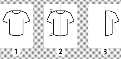 Jak skládat trička? Přečtěte si naše tipy!